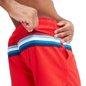 Maillot de bain Rondo Edge 14 po pour hommes, rouge