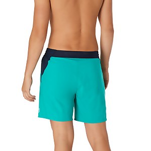 Maillot de bain couleur unie Seaside 17 po pour hommes, bleu
