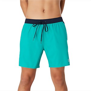 Men's Solid Seaside Volley 17" Blue