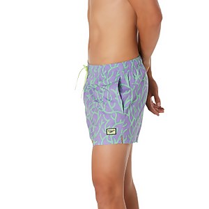 Men's Printed Redondo Edge Volley 14" Purple