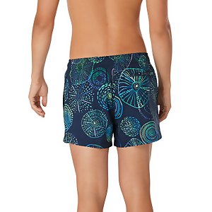 Maillot de bain à motif imprimé Rondo Edge 14 po pour hommes, vert
