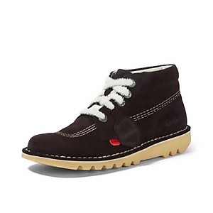 Adult Unisex Kick Hi Suede Brown