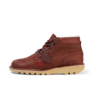 Mens Kick Hi Hike Leather Rust - 12