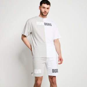DUO T-Shirt – weiß/grau meliert