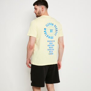 Camiseta WORLDWIDE X – Amarillo Sorbete