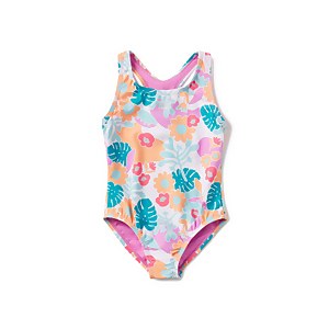 Printed Racerback One Piece - Pink Orange | Size 12