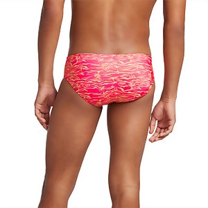 Men's Printed One Brief Orange