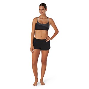 Short tissé pour femmes, noir