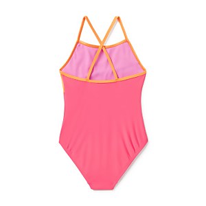 Girl's Shimmer One Piece Pink
