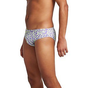 Caleçon boxeur ajusté boxeur ajusté à motif imprimé pour hommes, violet