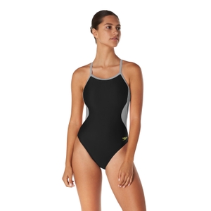 Girl's Solid Flyback One Piece Black - 14/40