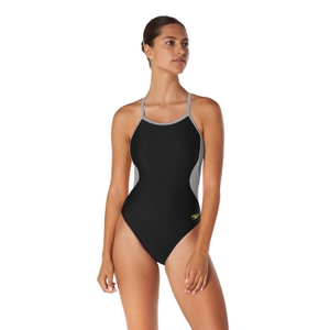 Women's Solid Flyback One Piece Black