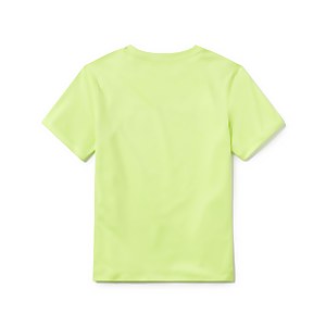 Maillot de bain manches courtes à motif graphique pour garçons, vert