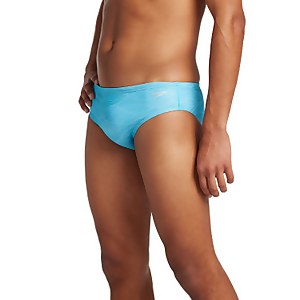 Men's Printed One Brief Blue