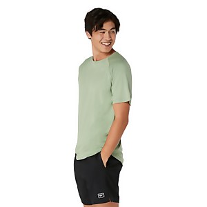 Men's Short Sleeve Swim Rashguard Green