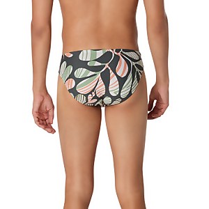 Men's Floatable Floral Print Beachstar 2" Brief Gray