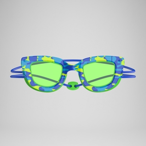 Kids Sunny G Pop Seasiders Print Goggles Green