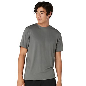 Short Sleeve Graphic Swim Rashguard - Gray | Size S