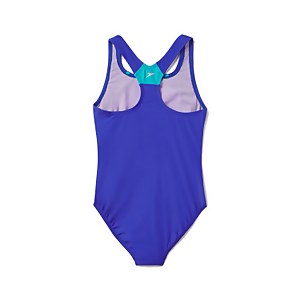 Monopièce à motif imprimé Sport Splice pour filles, bleu