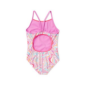 Monopièce à motif imprimé Propel Back pour filles, rose