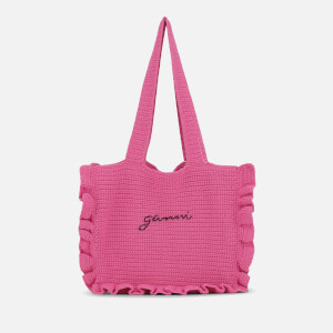 【Ganni】Cotton Crocheted Frill Tote Bag ★送料・関税込★ 14013117-1455007330334884.jpg