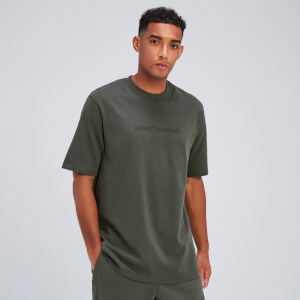 T-shirt Oversize Rest Day da MP para Homem - Taupe Green