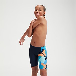 Boys' Digital Allover V-Cut Jammer Navy/Blue