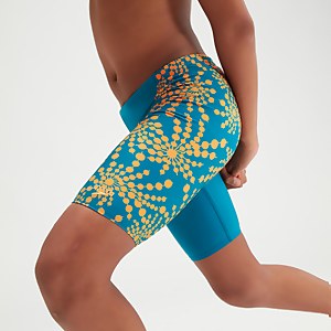 Boys' Digital Allover V-Cut Jammer Teal/Orange