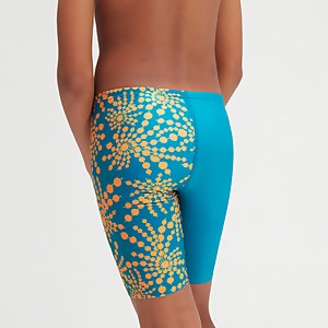Boys' Digital Allover V-Cut Jammer Teal/Orange