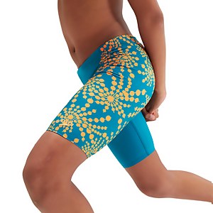 Boys' Digital Allover V-Cut Jammer Teal/Orange