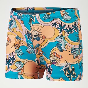 Infant Boys' Digital Allover Aquashort Blue/Yellow - 2YRS