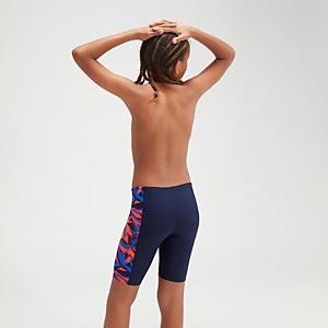 HyperBoom Schwimmhose mit Einsätzen für Jungen Marineblau/Orange