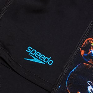 Boys' Digital Panel Jammer Black/Orange