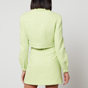 Moschino Teddy Bear Tweed Cropped Jacket - IT 38/UK 6 | Coggles
