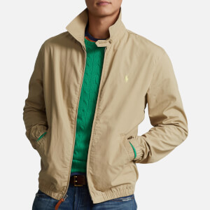Khaki on sale polo jacket
