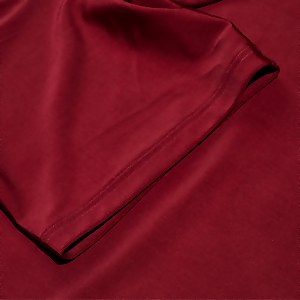 Bedrucktes, kurzärmeliges Schwimmtop für Herren Weinrot