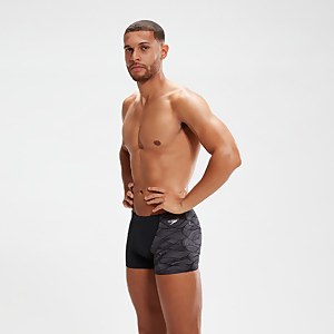 Club Training V-förmig geschnittene Aquashorts für Herren Schwarz/Grau