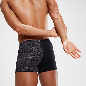 Club Training V-förmig geschnittene Aquashorts für Herren Schwarz/Grau