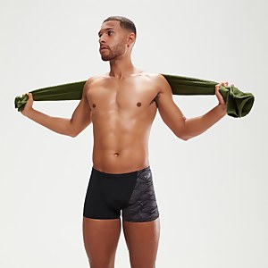 Club Training V-förmig geschnittene Aquashorts für Herren Schwarz/Grau