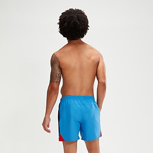Short de bain Homme HyperBoom Splice 40 cm bleu/rouge