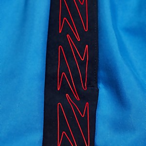 Short de bain Homme HyperBoom Splice 40 cm bleu/rouge