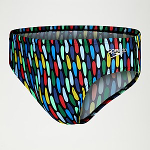 Slip Homme Club Training 8 cm bleu marine/rouge