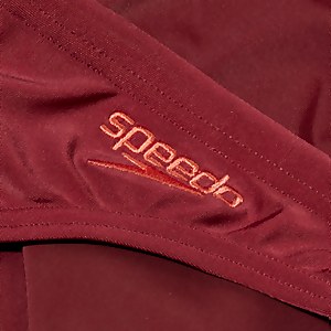 Slip de bain Homme Solar 5 cm sang de bœuf/corail