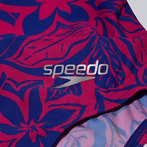 Maillot de bain Femme Club Training Bondi Night Floral Tie Back bleu/rose