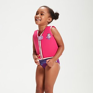 Schwimmlern- Schwimmweste mit Aria, dem Seeotter, für Kleinkinder Pink