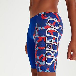 Jammer Garçon Club Training Shark Infested Water bleu/rouge