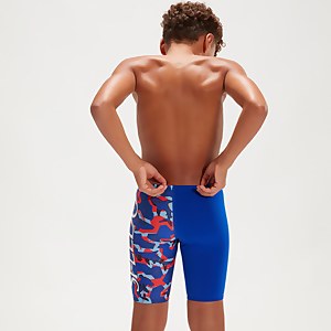 Jammer Garçon Club Training Shark Infested Water bleu/rouge