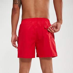 Men's Hyper Boom Logo 16" Swim Shorts Red/Grey