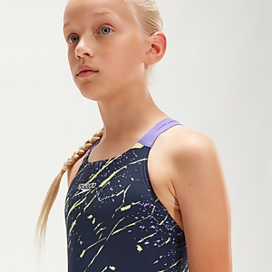 Girls' Fastskin Endurance+ Openback Kneeskin Navy