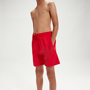 Hyper Boom 38 cm Schwimmshorts für Jungen Rot/Grau